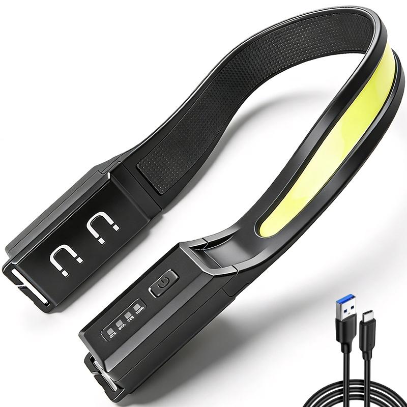 Rechargeable Work Light Magnetic LED Mechanic Bar for Car Repair Foldable Automotive Hood Lamp with Hooks Portable Bay Light for Workshop белый