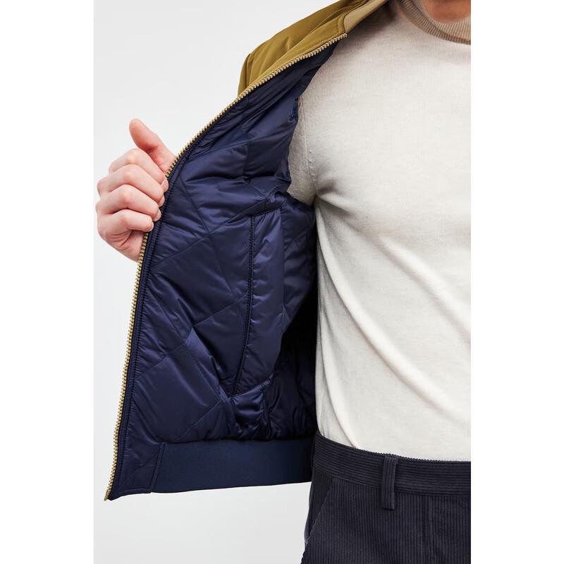 SEPTWOLVES Men's Reversible Bomber Cotton Jacket