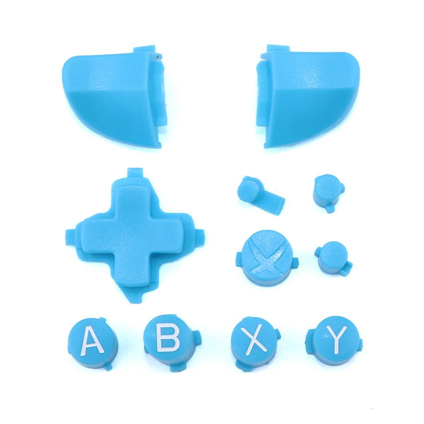 10 Colors/11 Piece Set Solid RT LT Trigger Buttons Mod Kit for Microsoft Xbox One S Slim Controller Analog Stick Dpad
