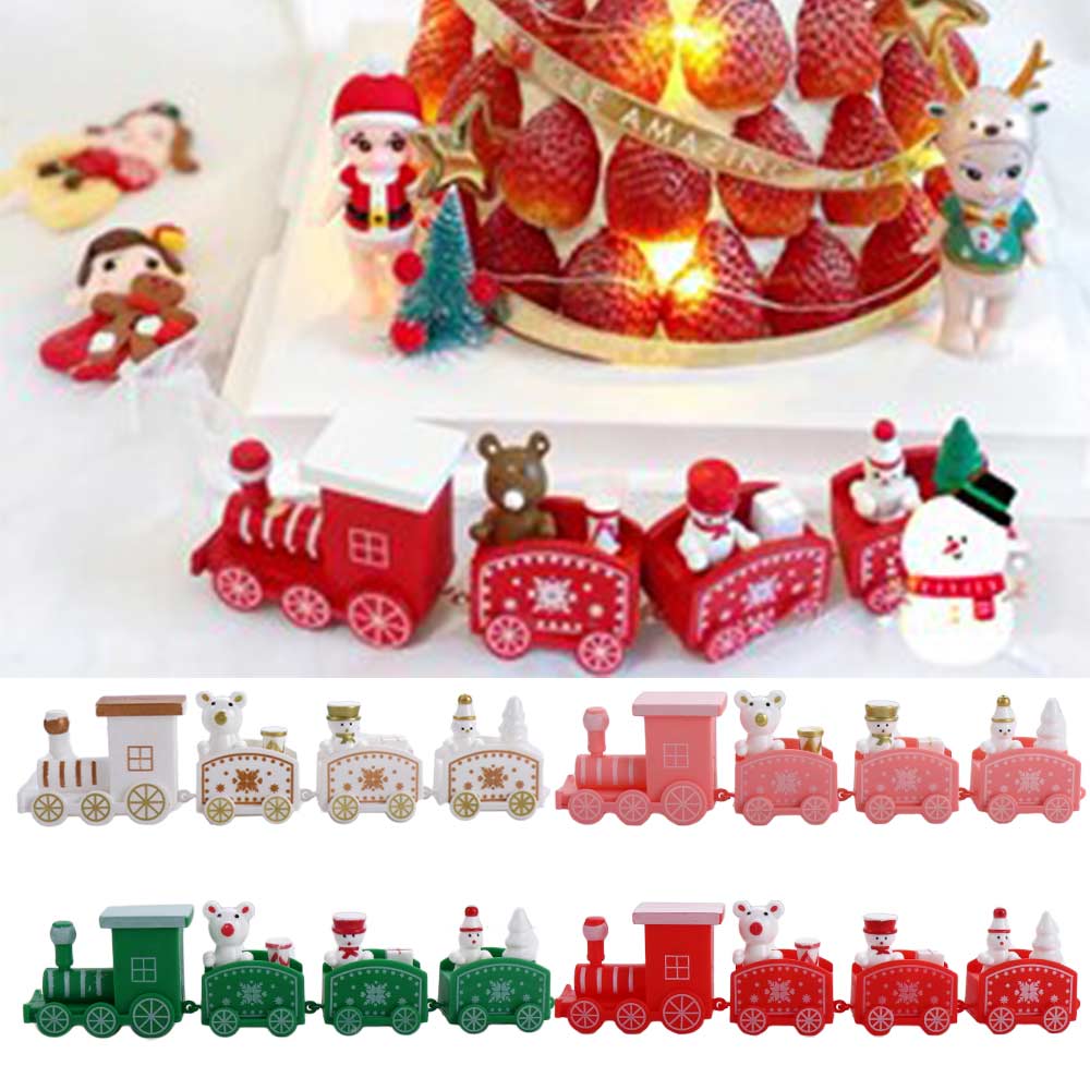

Props Xmas For Home Home Decoration Window Ornaments Christmas Decoration Train Christmas Ornament красный