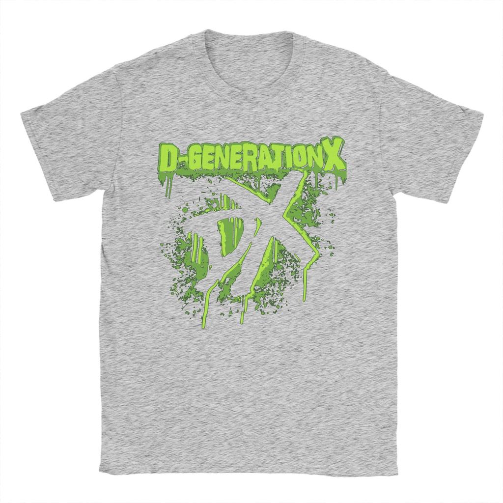D-Generation-X Wrestling Men T Shirt Wrestler Boxer Casual Tee Shirt Short Sleeve O Neck T-Shirts Cotton Original Merch