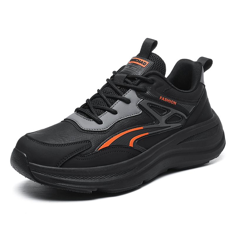 Autumn and Winter New Men's Shoes 2025 Breathable Super Soft Leather Sports Casual Shoes Trendy Thin Sports Shoes