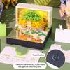 Music Time Piece Calendar 2026 Desk Calendar With Led Light 3D Tear-Away Calendar Paper Carving Art Memo Pad Notepad Christmas
