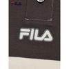 FILA Men's Colorblock Striped Knit Long Sleeve Polo Shirt