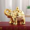 European Style Elephant Incense Burner Table Ornament