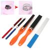 5pcs Manual Sandpaper Stick Semicircle Sanding Paper Roll Bar Jewelry Polishing Tool