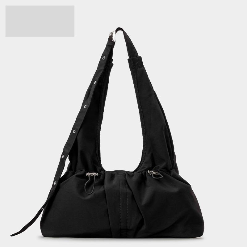 

Casual and Simple Underarm Bag Lightweight Drawstring Large-capacity Single-shoulder Crossbody Bag чорний