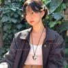 Love pendant necklace women's autumn and winter retro temperament long sweater chain versatile accessories