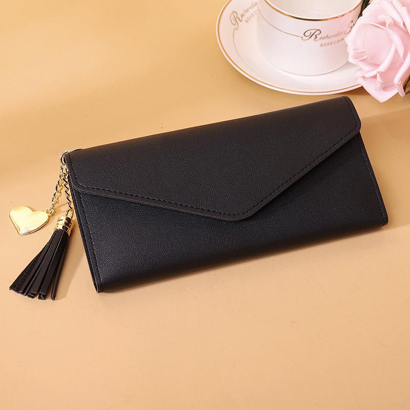 2025 Tassel Coin Purse: Cute, Slim Women's Wallet & Student Card Holder