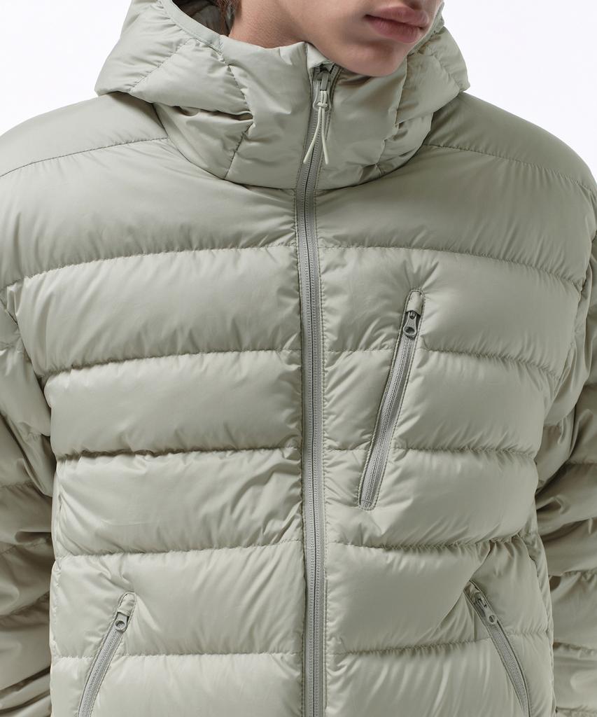 Musinsa Standard [City Leisure] Hooded Light Down Jacket [Pistachio]