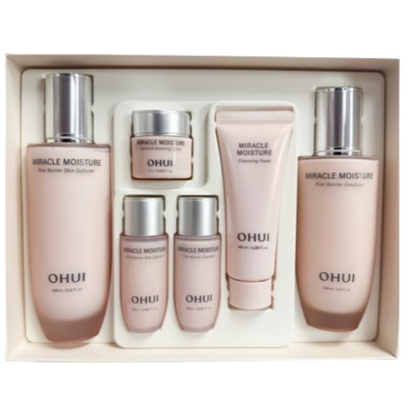 OHUI Miracle Moisture 2pcs set skin softener, Emulsion Anti aging Korea Beauty