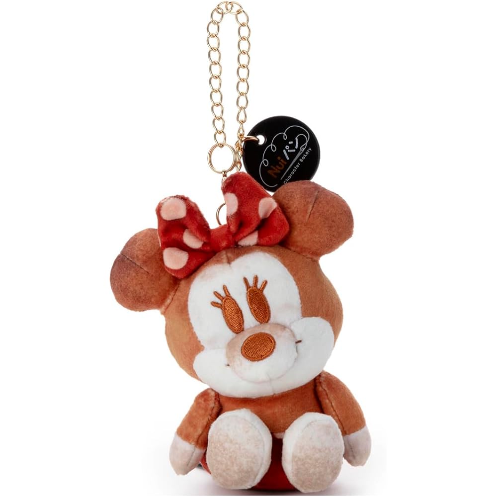 Disney Nui Panda Chain Strap Mascot Minnie Mouse Plush Toy 19cm Height