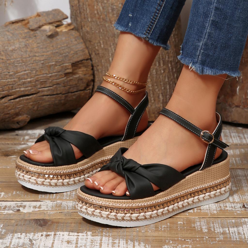Large Size Platform Shoes with Open Toes, New Style Women's Sandals