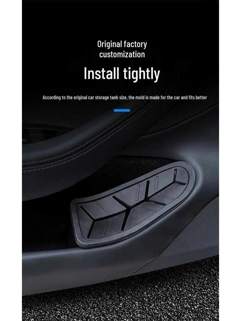 Fits Updated Model 3 Door Trash Can and Storage Box for Car Items