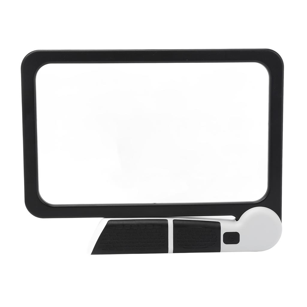 Folding Handheld Magnifying Glass 48 Light Chips 5X Magnification LED Reading Writing Magnifier