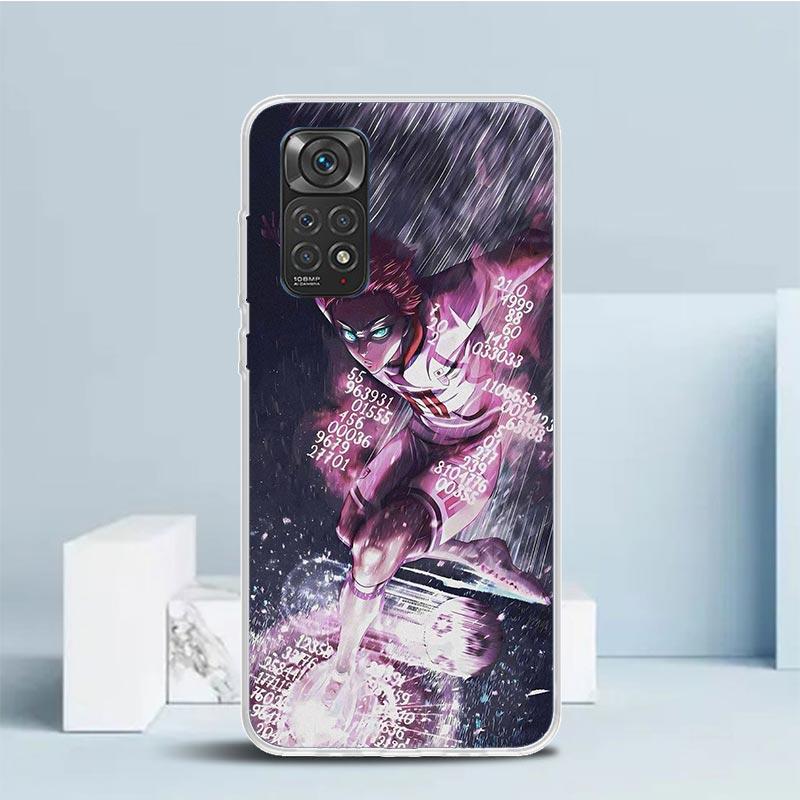 

Blue Lock Shidou Ryusei Soft Cover for Xiaomi Redmi Note 15 14 13 12 Pro Plus Phone Case 14S 11S 11T 11E 10S 10 4G Pattern Shell Note 13 Pro Plus