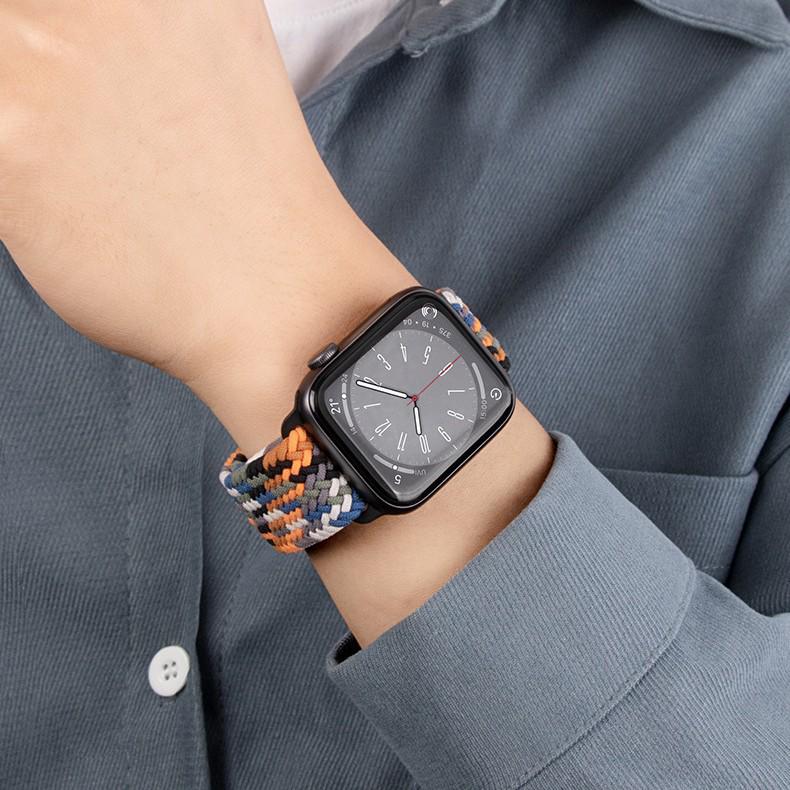 Magnetic Buckle Nylon Elastic Woven Band for Apple Watch Series 1/2/11