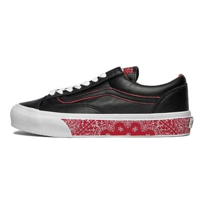 Stil 36 VLT LX Trendige Lässige Niedrige Unisex Skate-Schuhe Schwarz Weiß Rot VN0A5FC3IZQ