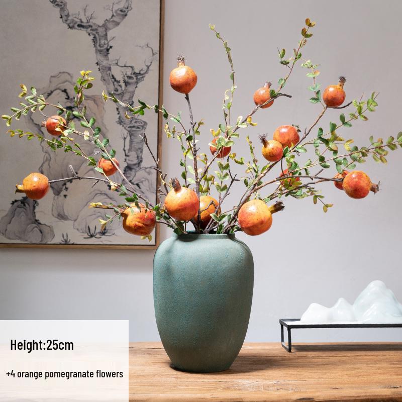 Zen Tabletop Vase for Living Room or Entrance - Ideal for Dried Flower Arrangements