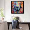 New Arrival 5D DIY Full Circle Diamond Painting "Colorful Puppy" Embroidery Cross Stitch Home Decor Gift