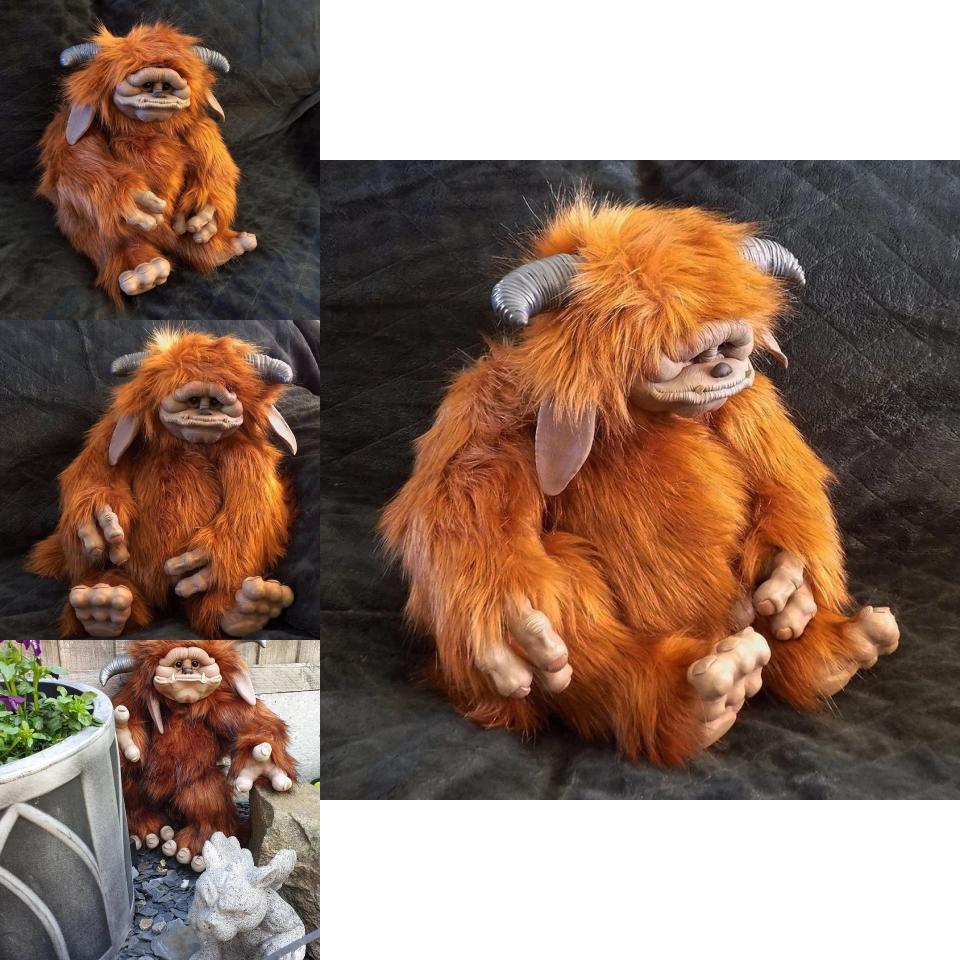 Labyrinth Ludo Plush Toy With Large Mouth Monster Animal For Kids Collectible Decor