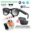 Neue KI-Smart-Brille mit farbwechselnden Gläsern für Fotografie, Videoaufnahme, 3600mAh Ladecase, 4K-Hochauflösungslinse, Musikwiedergabe übersetzen