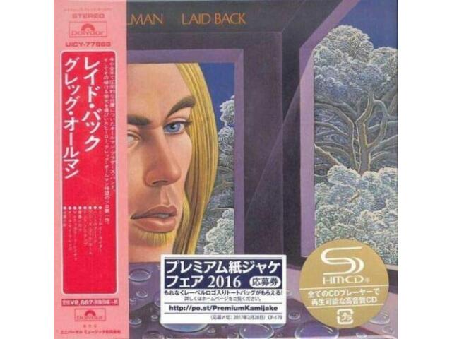 

Laid Back SHM-CD Paper Sleeve Limited Edition -Gregg Allman UICY-77868 NEW