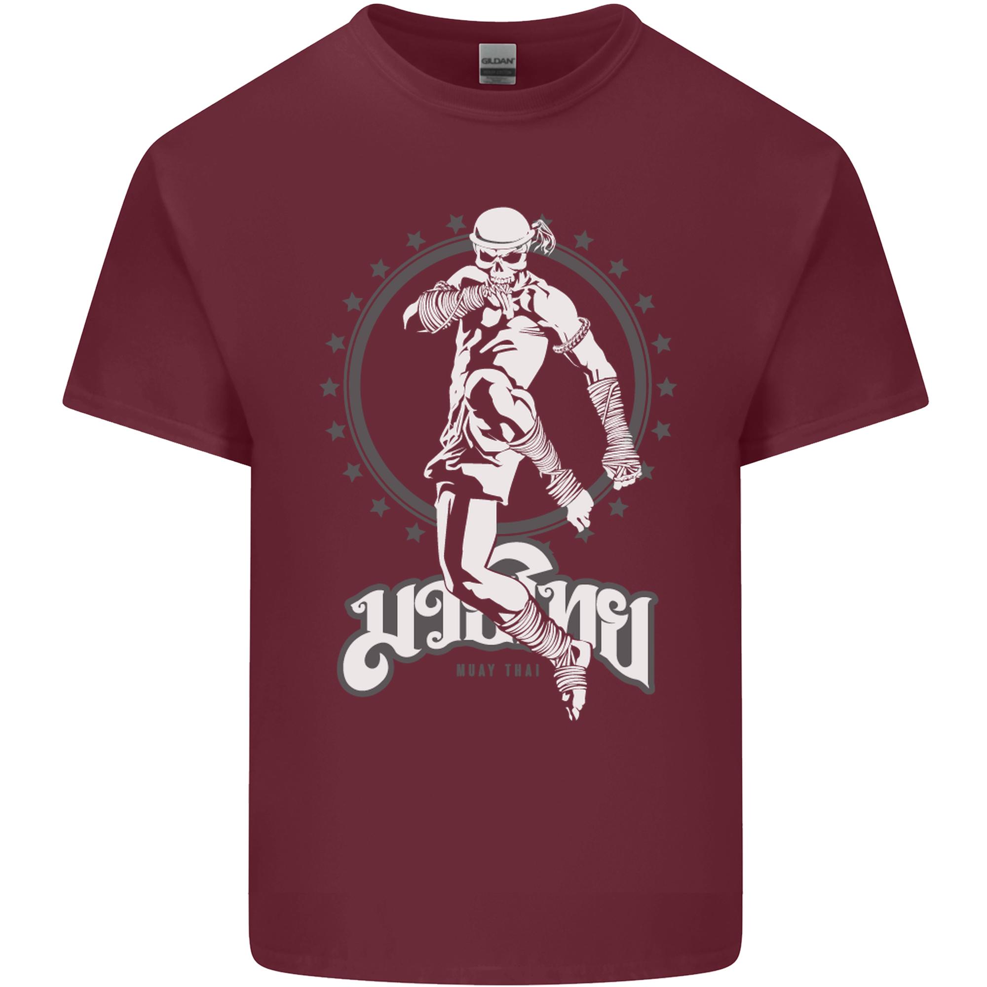 Muay Thai Skeleton MMA Mixed Martial Arts Unisexs Light Cotton TShirt S