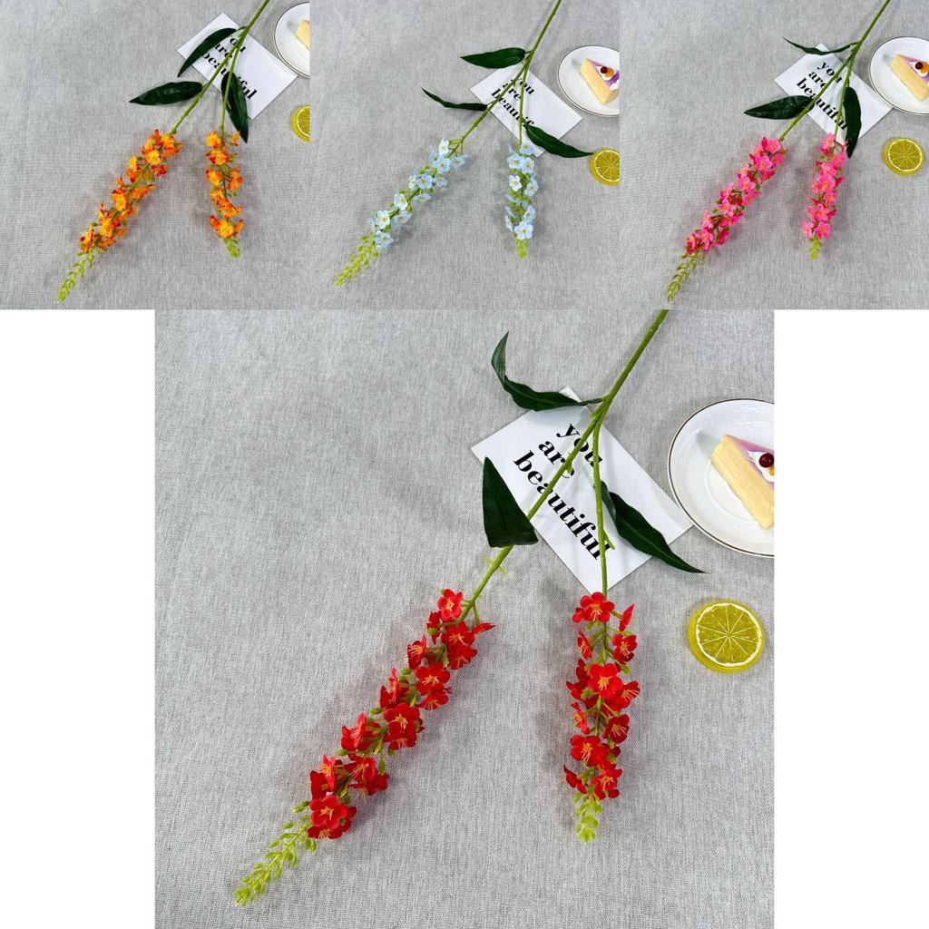 Wedding Silk Delphinium Flowers For Home Decor Photography Props And Event Display