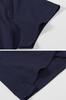 [Gopune] Women's Short-Sleeve Polo Shirt, Sweat-Wicking Quick-Dry Breathable UV-Cut, Stretch Collared Top for Golf Tennis Sports Casual (Navy, 2L)