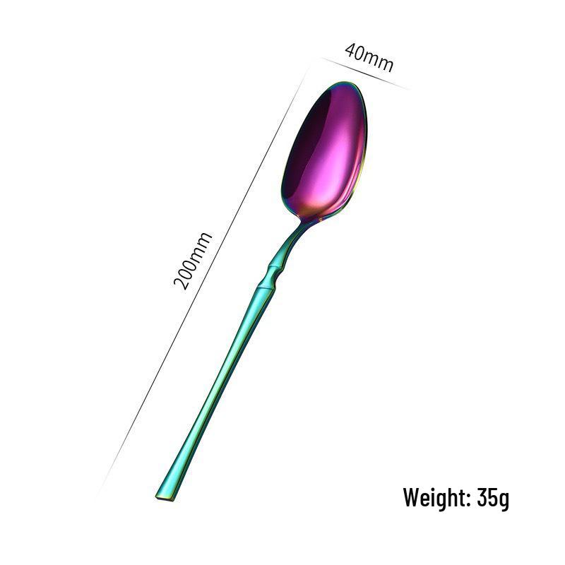 Gold 24-Piece Stainless Steel Cutlery Set: Elegant Steak Knife, Fork, and Spoon for Western Cuisine.