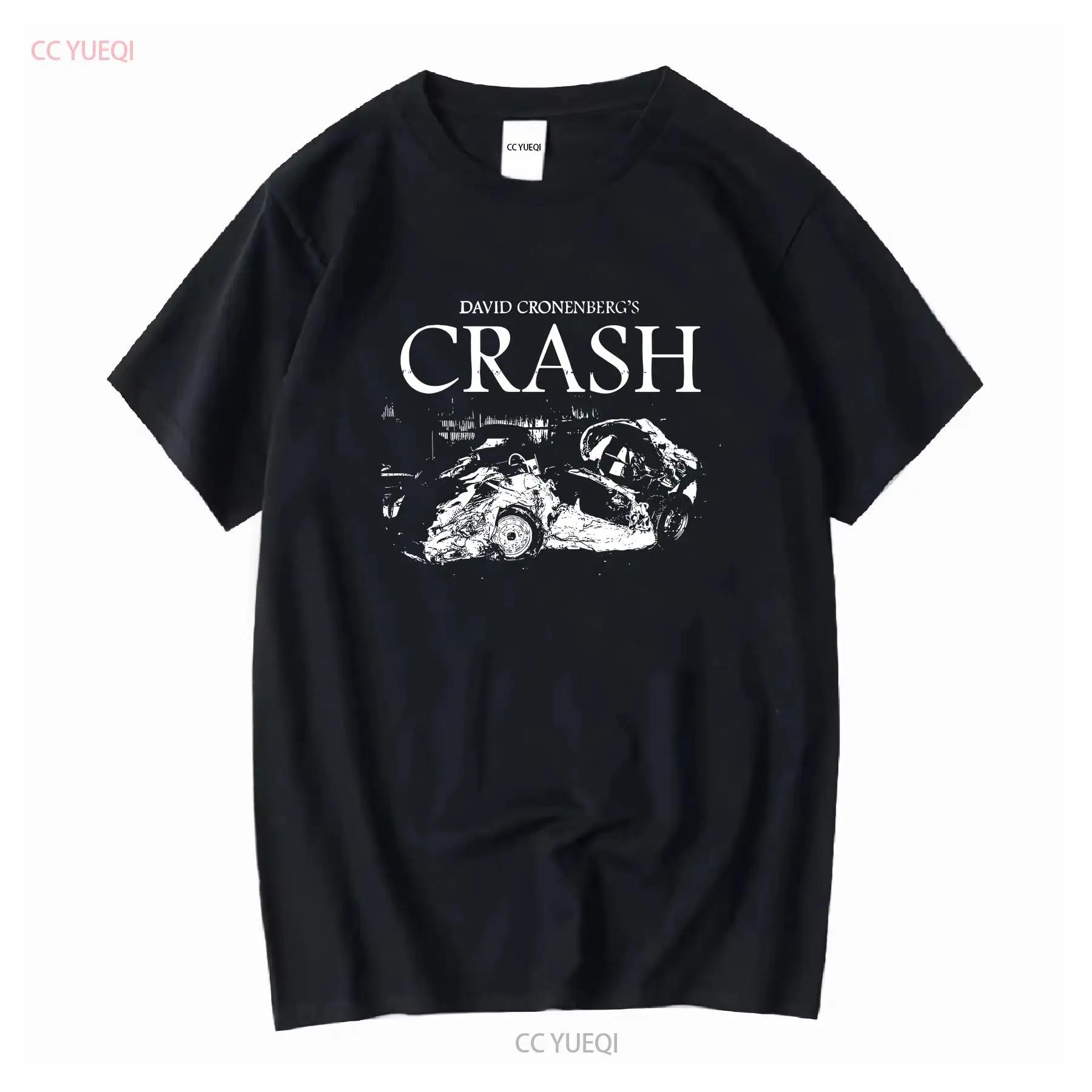 Crash 1996 David Cronenberg Horror Film Movie Poster T Shirt Long or Short Sleeves Vintage Washed Comfortable Graphic S разноцветный