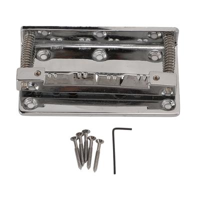 Ponte in Metallo per Mandolino 8 Corde Selletta Piastra Ponte Sostituzione Accessori Strumento Musicale