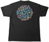 HERREN T-SHIRT: Santa Cruz Skateboards Zuckerschädel Mexikanisch Schwarz Skateboarden KLEIN S