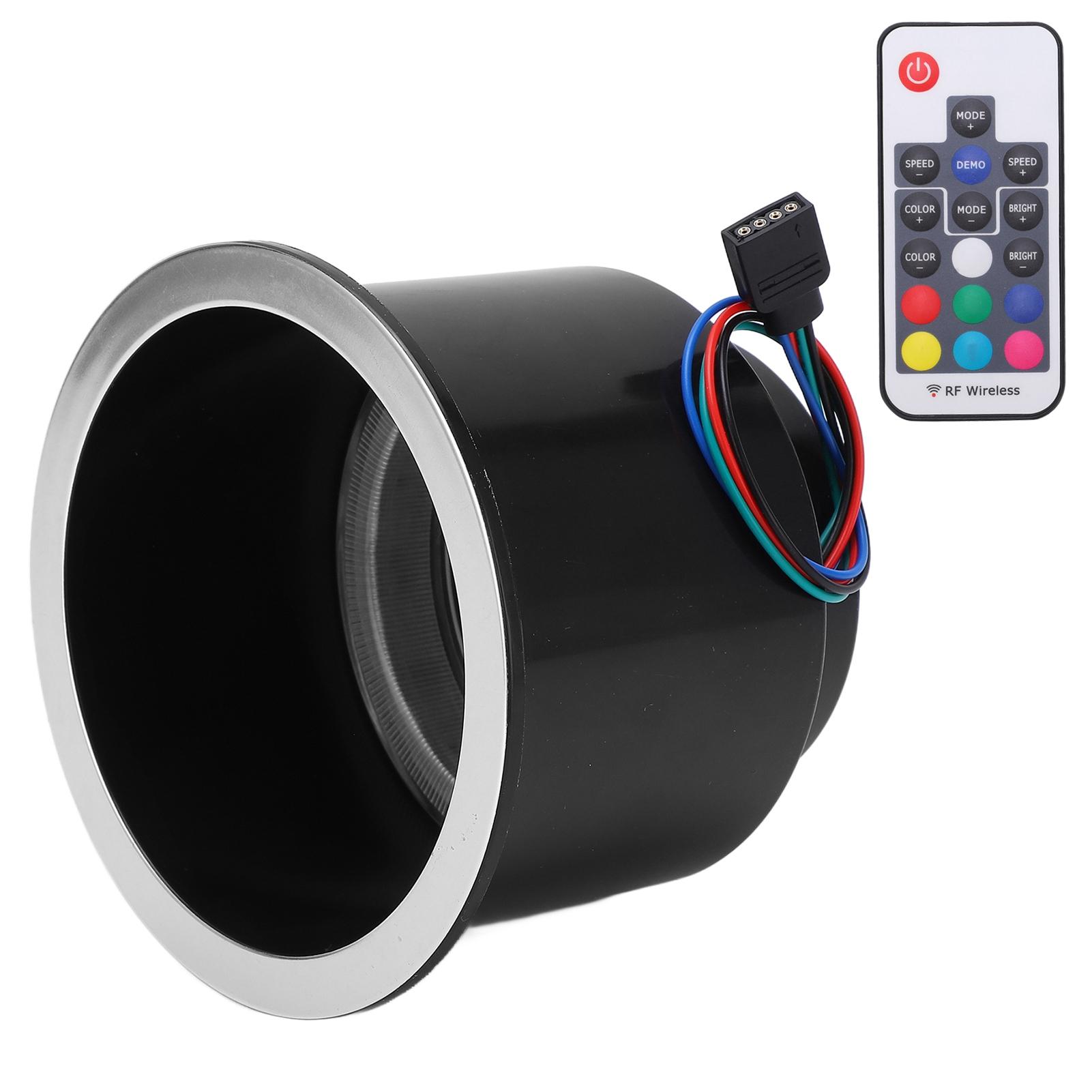 

Boat Cup Drink Holder Plastic Marine RGB Cup Holder with Remote Control for Yacht RV Truck