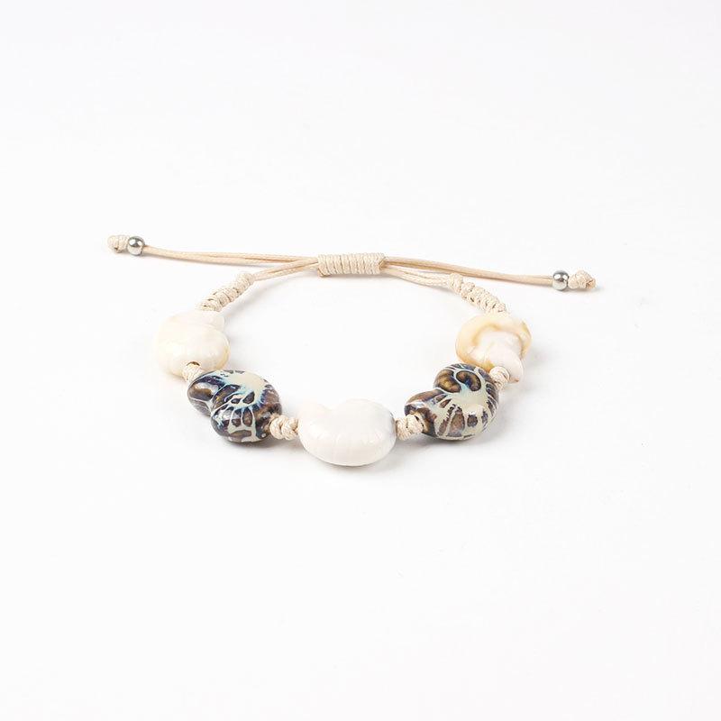 

Модный акриловый женский браслет в этническом стиле, браслет с бусинами Будды, женский акриловый браслет, ювелирное изделие