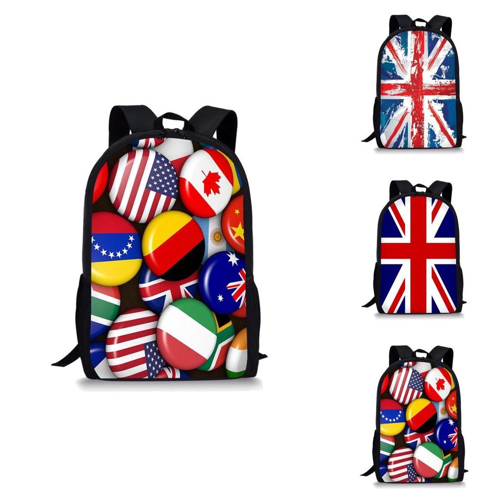 National Flag School Bags Durable And Fashionable Backpack For Students