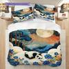 Set Copripiumino Trapuntato con Fantasia Panda Federa Decorazione per la Casa Regalo di Compleanno (1 * copripiumino + 2 * federa, senza nucleo)