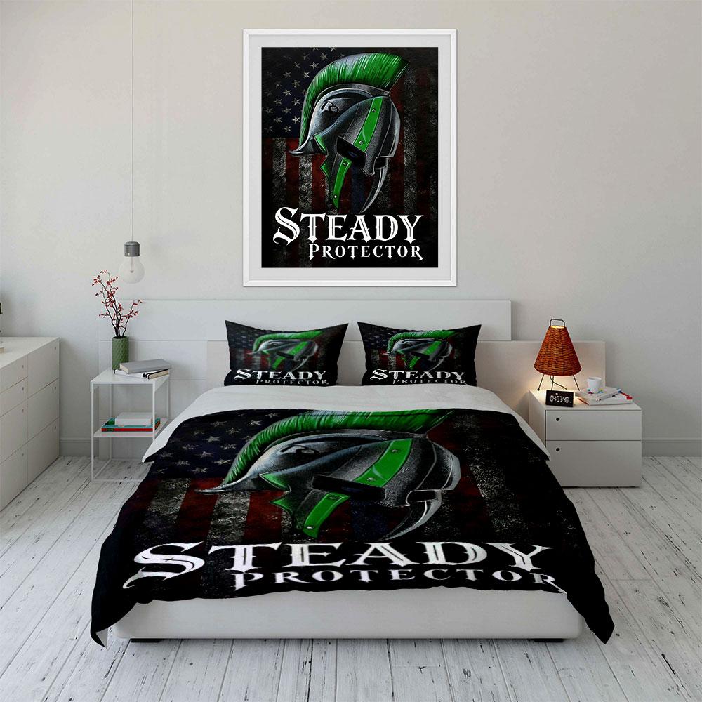 Green mohawk knight helmet. Bedding sets Duvet cover sets Duvet covers Pillowcases(1 * Duvet Cover 2 * Pillowcases without duvet insert)