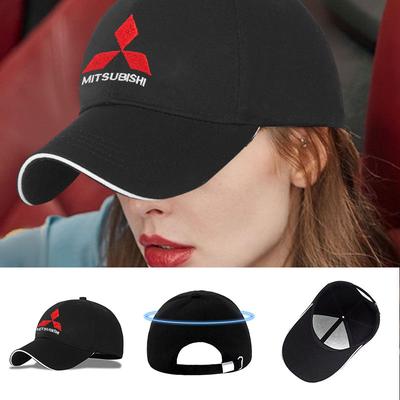 Baseballová čepice Vyšívaná Nastavitelná Venkovní Ležérní Čepice Pro Mitsubishi Ralliart Lancer L200 Outlander Pajero Eclipse ASX Xpander ZV0