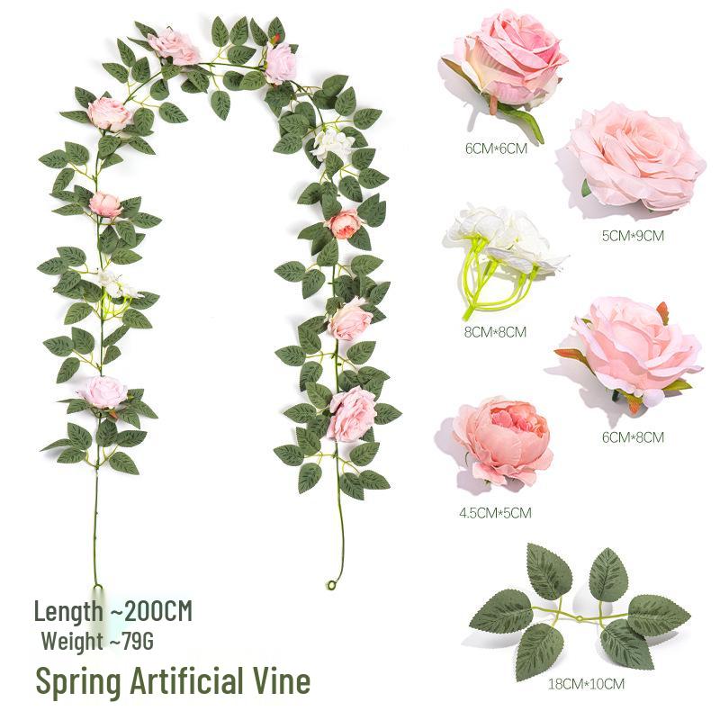 Rose Vine Arch Doorway Decoration for Weddings & Outdoor Events