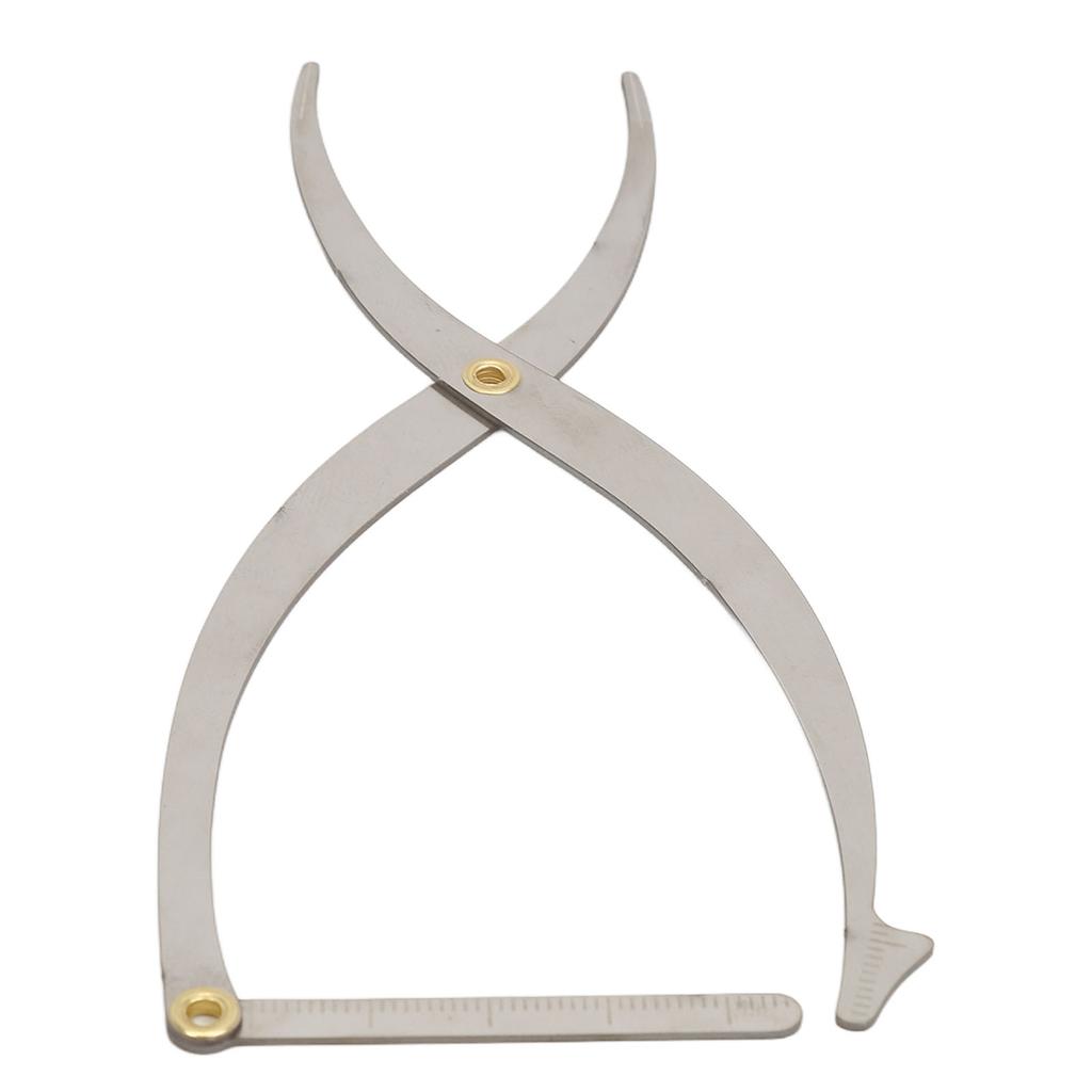 Augenbrauenschablone Microblading Lineal Edelstahl 3-Punkt-Positionierung Goldener Schnitt Symmetrisches Messwerkzeug Augenbraue