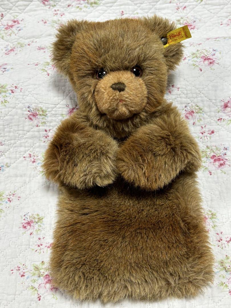 

[USED] Steiff Teddy Bear Puppet, Made in West Germany