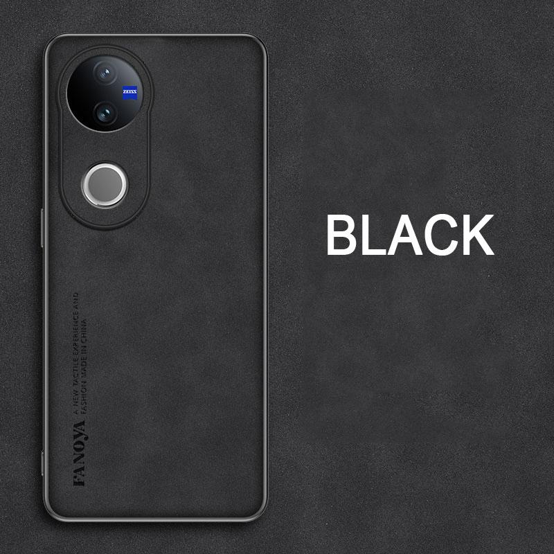 

Для Vivo V50E чехлы для телефонов Skin Feel Мягкая силиконовая задняя крышка для Vivo V50E Capa Bumper Fundas Coque For Vivo V50E чёрный