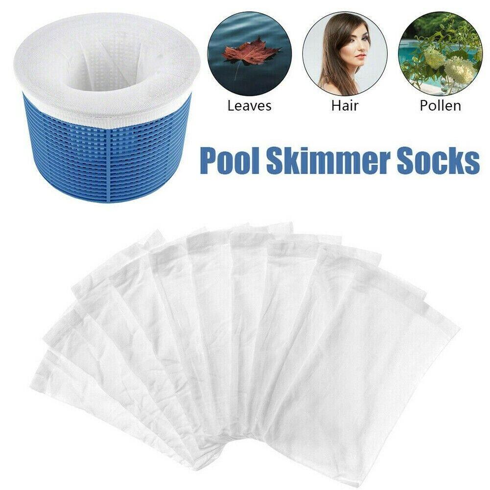 Swimming Pool Skimmer Socks Pool Filter Socks Basket Skimmer Above Ground Pools 10PCS