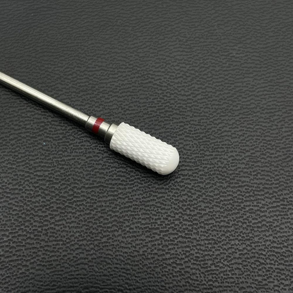 1Pc White Ceremic Nail Drill Bits Ceramic Cuticle Clean Bur Rotary Milling Cutters for Manicure Pedicure Dental Polishing Burs