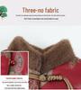 Grandma Winter Cotton Jacket: Stylish Women's Chinese-Style Velvet-Enhanced Coat for Elderly Moms