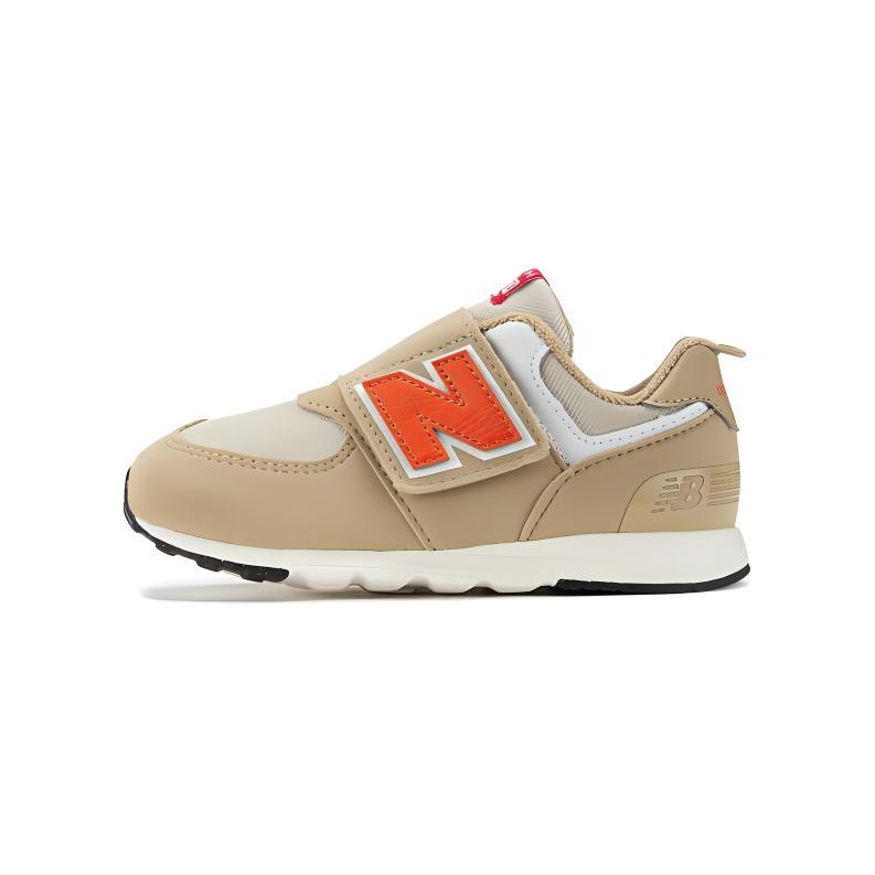 (TD) New Balance 574 Hook & Loop Brown Red White Baby NW574HBO EU 23.5