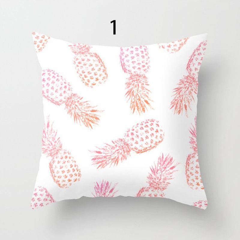 

Фруктовый Тропический Расписной Узор Ананаса Наволочка Подушка для Дивана Домашний Декор 1,45*45cm