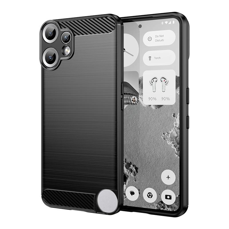 

For Nothing CMF Phone 2 Pro Case For Nothing CMF Phone 1 2 Pro Cover Carbon Fiber Shockproof Silicone Bumper For CMF Phone 1 Nothing CMF Phone 2 Pro